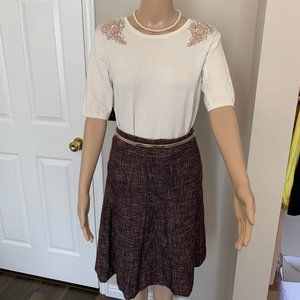 LOFT  Vintage Tweed Skirt